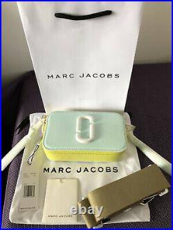 Genuine MARC JACOBS Snapshot ceramic Small Camera Bag pale blue multi hot sales
