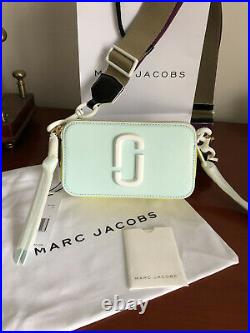 Genuine MARC JACOBS Snapshot ceramic Small Camera Bag pale blue multi hot sales