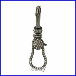 Halloween Sale Pave Diamond Lobster Clasp Lock Finding Sterling Silver Jewelry