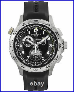 Hamilton Khaki Aviation Worldtimer Chronograph Quartz Men's Watch H76714335 SALE