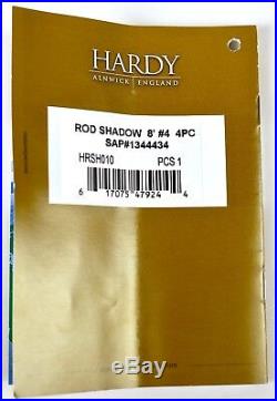 Hardy Shadow 8' 4 WT Fly Rod BLOW OUT SALE HRSH010