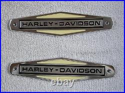 Harley 1966-1971 Fuel Tank EMBLEM oem 61771-66. Mounting Kit COMPLETE on SALE