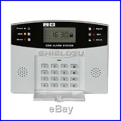 LCD Security Wireless GSM Autodial Home Office Burglar Intruder Fire Alarm SALES