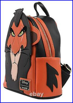 LOUNGEFLY X Disney The Lion King Scar Cosplay Mini Backpack SALE WDBK1147