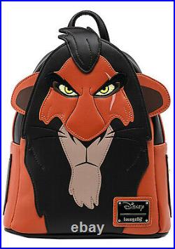 LOUNGEFLY X Disney The Lion King Scar Cosplay Mini Backpack SALE WDBK1147