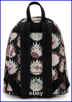 LOUNGEFLY X Disney Villains Pastel Flames Mini Backpack WDBK1533 SALE
