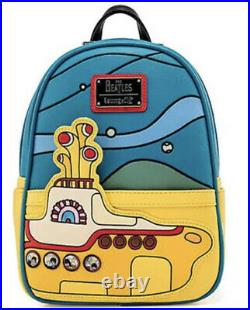 LOUNGEFLY X The Beatles Yellow Submarine Mini Backpack SALE Brand New Mint