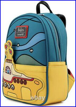 LOUNGEFLY X The Beatles Yellow Submarine Mini Backpack SALE Brand New Mint