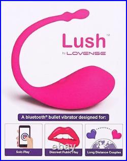 LOVENSE Lush Bluetooth Remote Control Bullet Vibrator Powerful Pink SALE STOCK