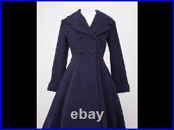 Ladies vintage 1940s/50s swing style fit and flare wool Coat. RED. MASSIVE SALE