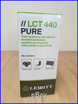 Lewitt LCT 440 PURE Condenser Studio Microphone Brand New Best price SALE