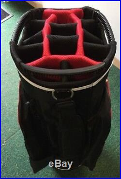 Lynx Black Cat 9.5 Deluxed Cart Bag Black/Red Brand New Boxed 60% Off Sale