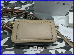 MARC JACOBS Logo Strap Snapshot Small Camera Bag light brown Sales