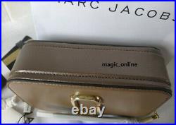 MARC JACOBS Snapshot Small Camera Bag French grey multi Brand new hot sales