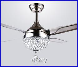 Modern Ceiling Fan Lamp Remote Control Chandeliers Pendent Lamp SaleBest Deal