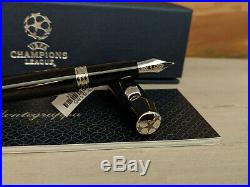Montegrappa UEFA Champions League UCL Trophy Black F Fountain Pen, SALE 45% OFF
