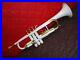 NEW YEAR SALE Brand New WHITE AND BRASS COLOUR Bb FLAT Trumpet Free Case+M/P