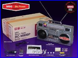 NIB NEW WAVE TOYS M90 MINI BLASTER BOOMBOX withCARRY CASE SOLD OUT