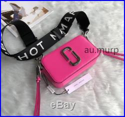 NWT Genuine Marc Jacobs Snapshot Small Camera Bag Crossbody bright pink sales