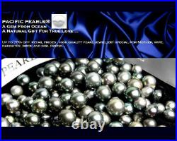 New 11mm Tahitian Black Pearl Rings Pacific Pearls 20% Off Sale Graduation Gift