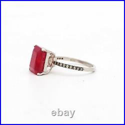 New Arrival Ruby & Diamond 925 Sterling Silver Ring Jewelry-Valentine's Day Sale