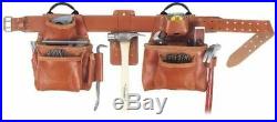 New CLC 21448 17 Pocket Pro Framer Leather Signature Tool Belt Bag Sale 5090139