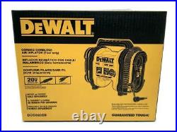 New Dewalt Dcc020ib 20 Volt Max Cordless Air Tire Inflator Tool Sale 3-160 Psi