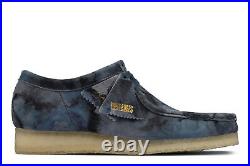 New? Express? Sale Clarks Mens Wallabee 26160205 Blue Camo