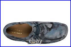 New? Express? Sale Clarks Mens Wallabee 26160205 Blue Camo