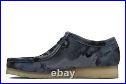 New? Express? Sale Clarks Mens Wallabee 26160205 Blue Camo