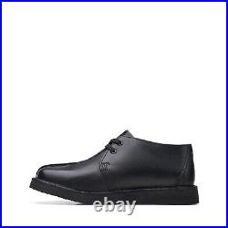 New? Express? Sale Clarks Older Boys Desert Trek O Black