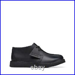 New? Express? Sale Clarks Older Boys Desert Trek O Black