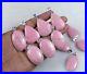 New Sale 100 Pieces Natural Pink Thulite Gemstone Silver Plated Pendant Jewelry