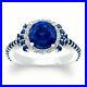 New Year Sale 1.72 Ct Real Diamond Sapphire Gemstone Engagement Ring Size 6 7 8