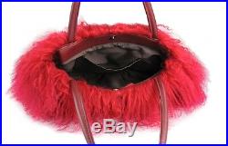 New large real long lamb fur/mongolian fur bag handbag on sale(multi colors)