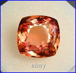 New year Sale 20.80 Ct Natural Certified Pearly Padparadscha Sapphire Loose Gem
