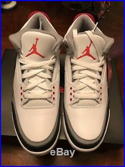 Nike Air Jordan 3 Retro Tinker Hatfield III Size 10 Brand New Black White Sale