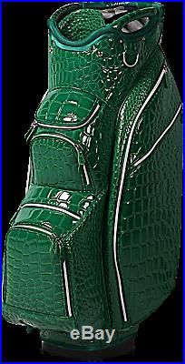 OUUL Alligator Cart Bag 15 way Divider Top in Green Brand New 65% Off Sale