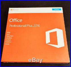 On Sale! Microsoft Office Professional Plus 2016 Product Key DVD for 1 PC Sealed