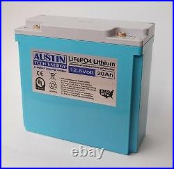 PRESIDENTS DAY SALES LiFePO4 12.8-Volt 20Ah Lithium Iron Phosphate Battery