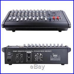 PRE-SALES 10 Channel Professional Powered Mixer Power Amplifier Amp 16DSP 48V