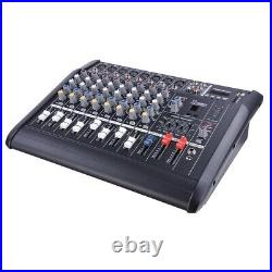 PRE-SALES 8 Channel Powered Mixer Power Mixing Amplifier WithUSB Slot Amp 16DSP