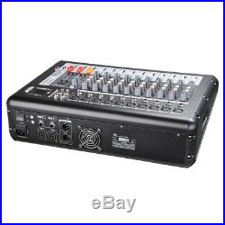 PRE-SALE 10 Channel Pro DJ Power Mixer USB System Amplifier Amp 16DSP LCD Record
