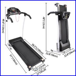 PRE-SALE 1100W Folding Electric Treadmill Portable Motorized Machine Running Gym
