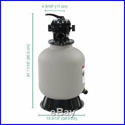 PRE-SALE 16 Swimming Pool Sand Filter Above Inground Pond Fountain