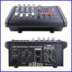 PRE-SALE 4 Channel Pro Powered Mixer Power Mixing Amplifier WithUSB Slot Amp 16DSP