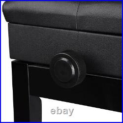 PRE-SALE Concert Piano Bench PU Leather Storage Height Adjust Padded Seat
