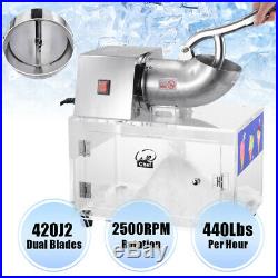 PRE-SALE Electric Snow Cone Machine Maker Stainless Steel Ice Shaver Crusher