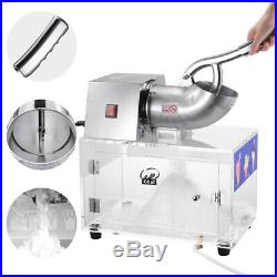 PRE-SALE Electric Snow Cone Machine Maker Stainless Steel Ice Shaver Crusher
