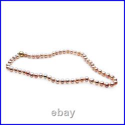 Pacific Pearls 7mm Pink Freshwater Pearl Necklace 30% Off Sale Valentines Gifts